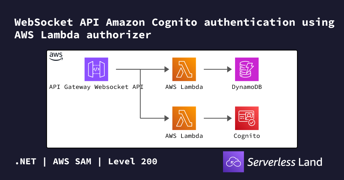 WebSocket API Amazon Cognito authentication using AWS Lambda authorizer ...