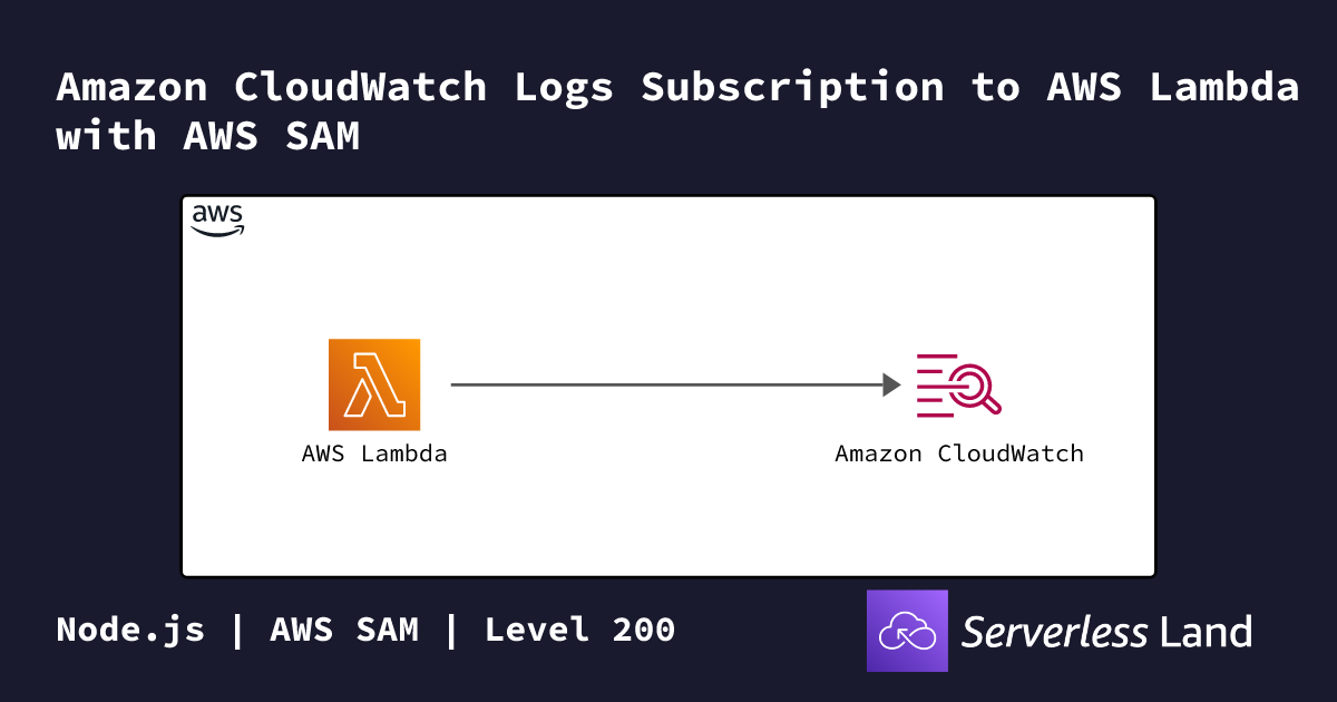 Amazon CloudWatch Logs Subscription to AWS Lambda with AWS SAM ...