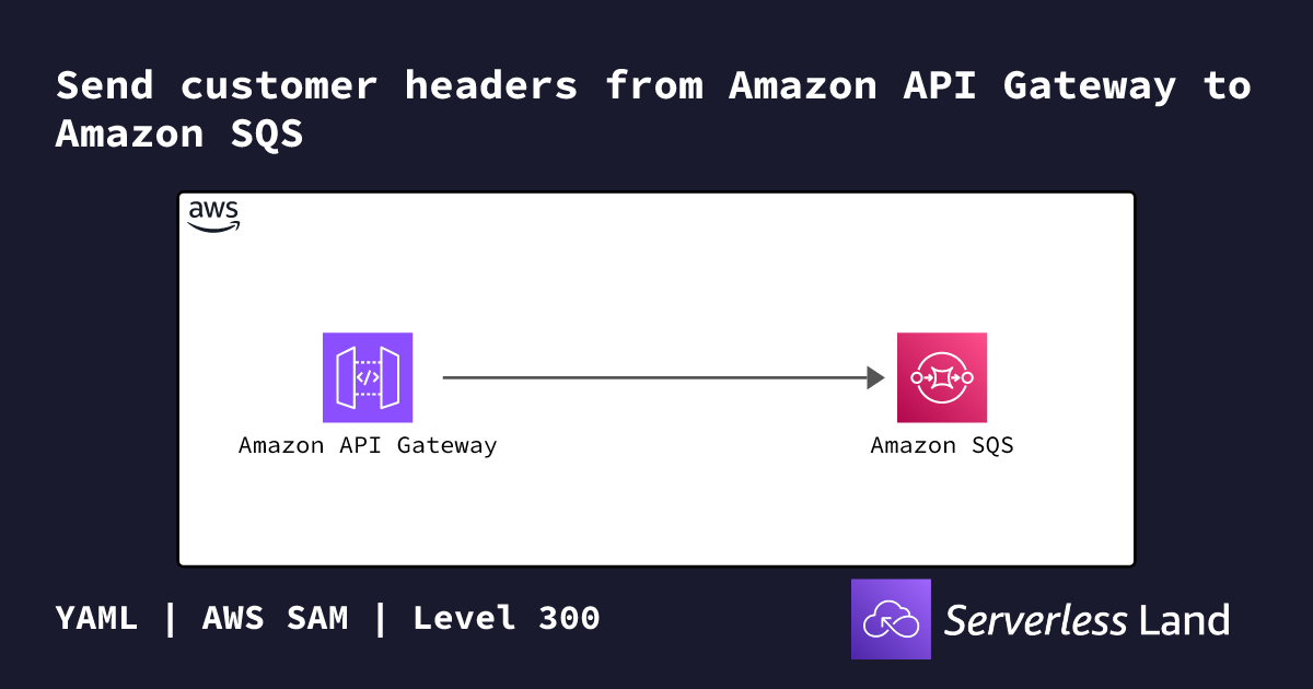 Send customer headers from Amazon API Gateway to Amazon SQS ...