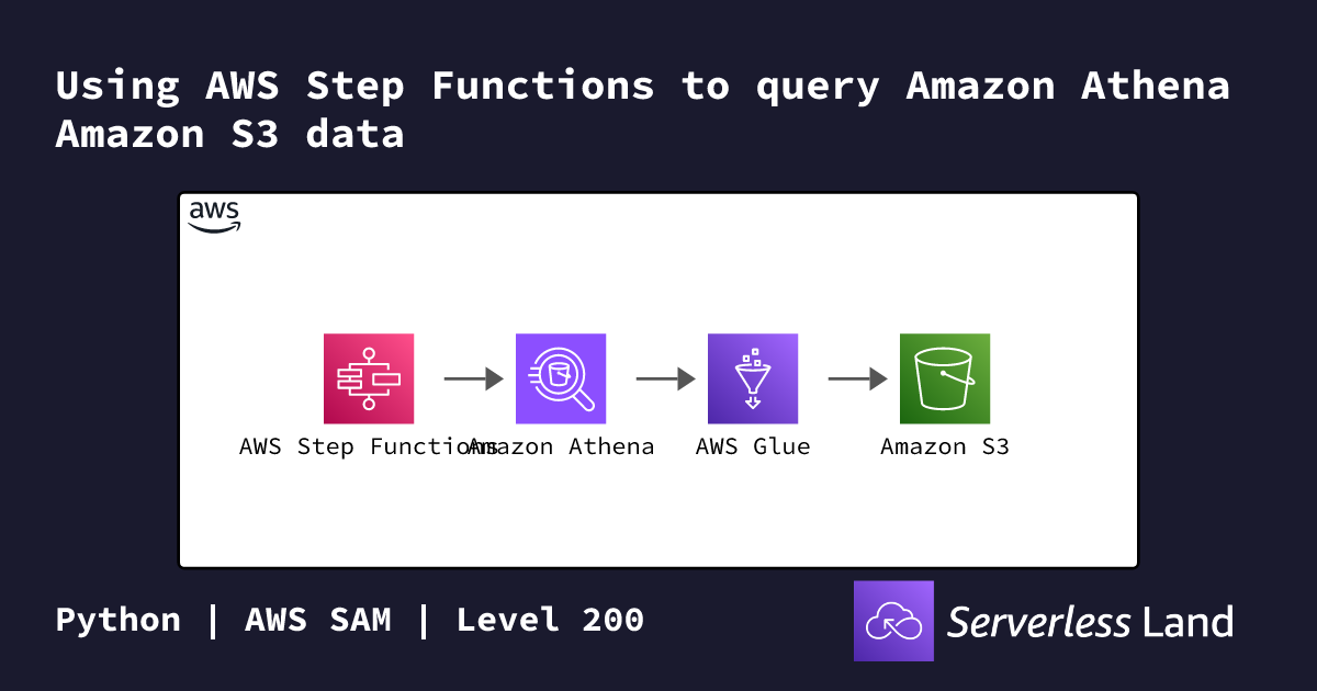 Using AWS Step Functions to query Amazon Athena Amazon S3 data ...